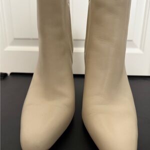 Vince Cream Heeled Boots for Women